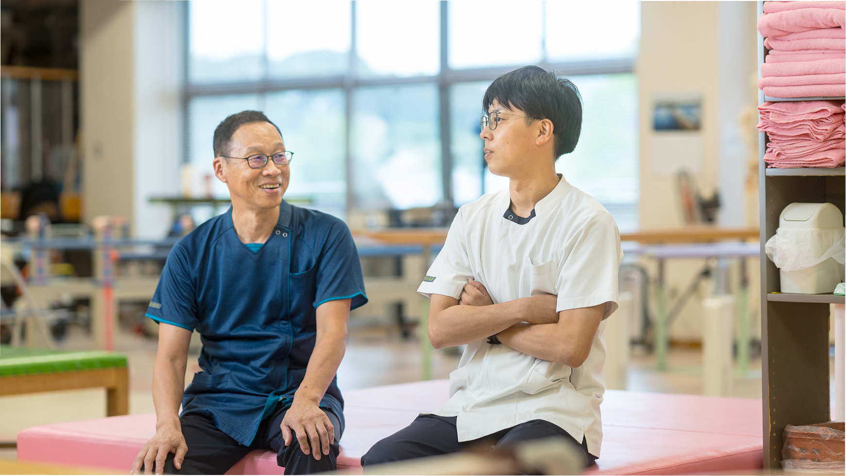 親子職員の紹介写真