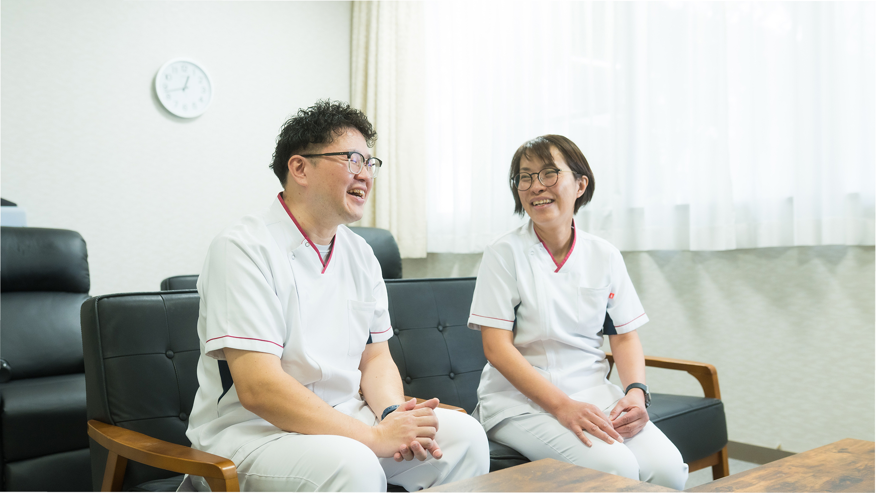 夫婦職員の紹介写真